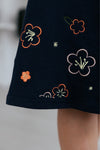 (ADULT) Bloom Édition Limitée  Skater Dress (Navy)