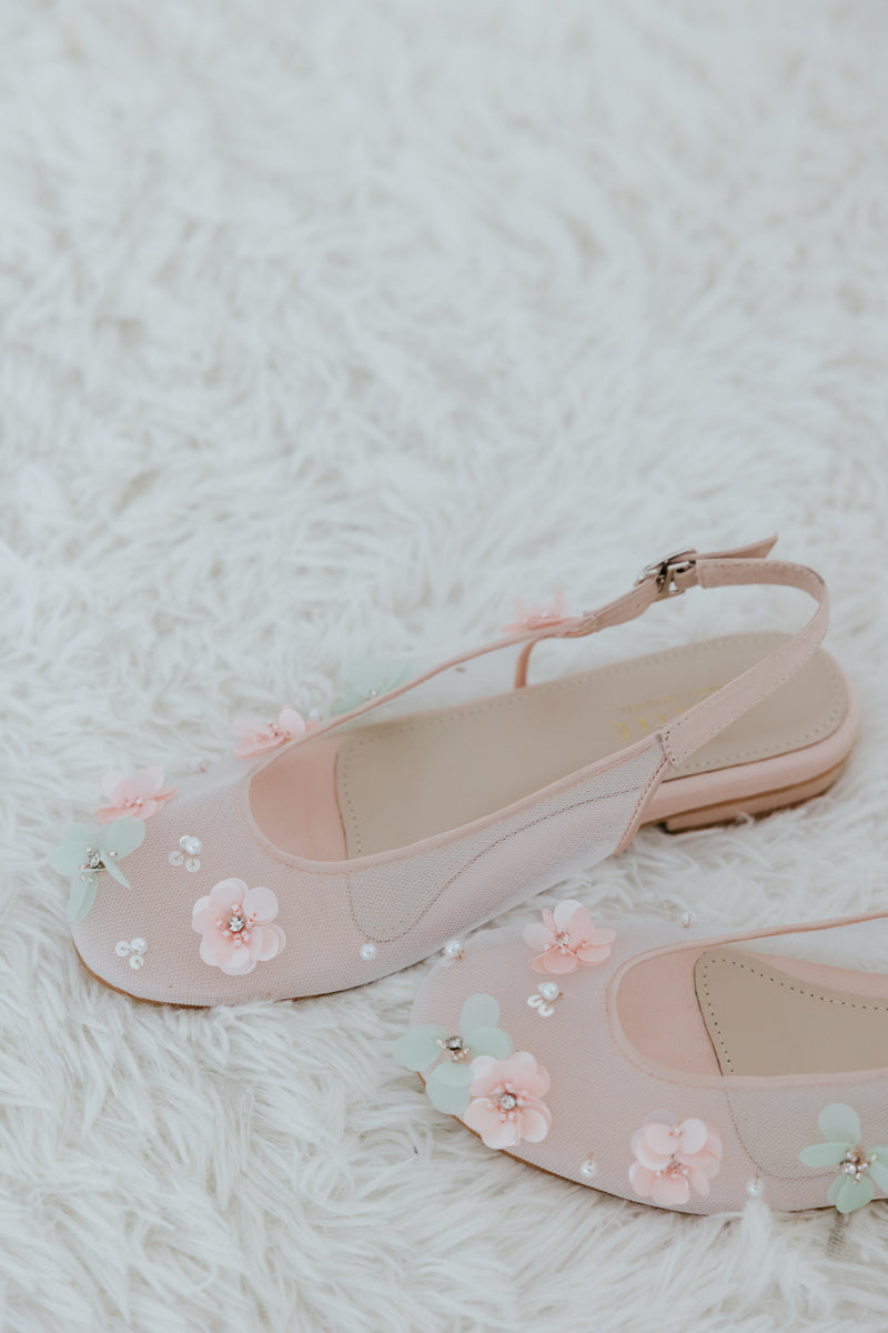 PRE-ORDER | Scarlett Slingback Ballet Flats (Mint)