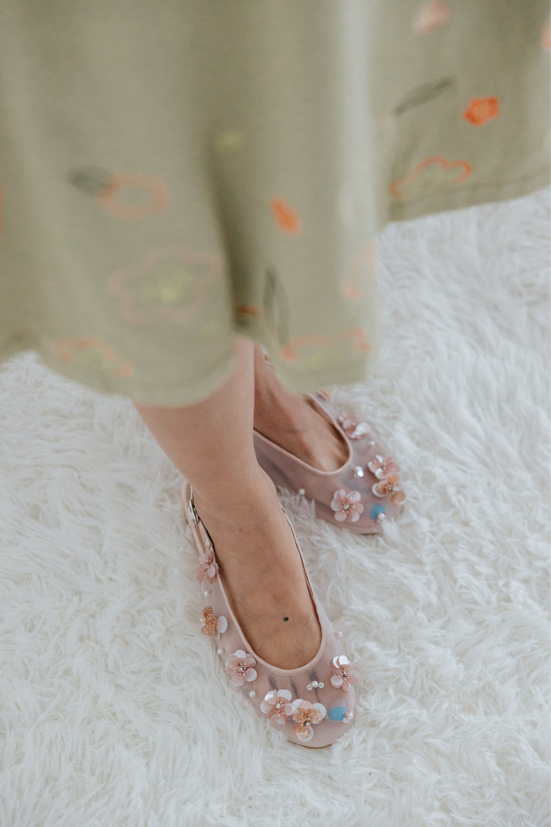 PRE-ORDER | Scarlett Slingback Ballet Flats (Nude Pink)