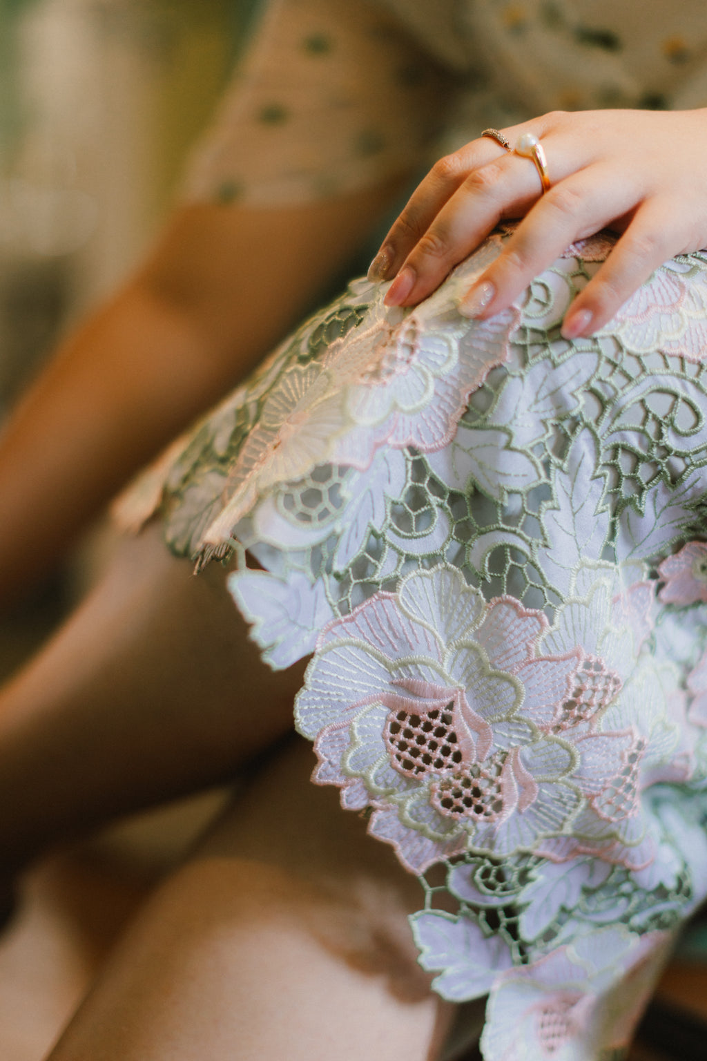 Heirloom Lace Skirt (Édition Deluxe Mint Bloom)