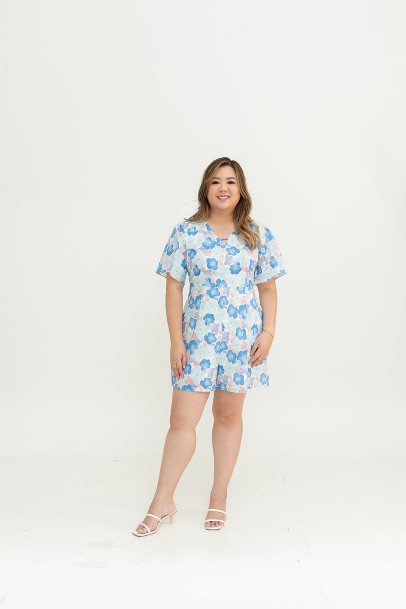 Hana Romper (Aoi Blue)