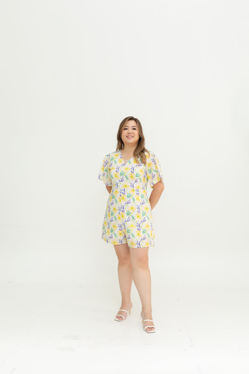 Hana Romper (Yuzu Yellow)