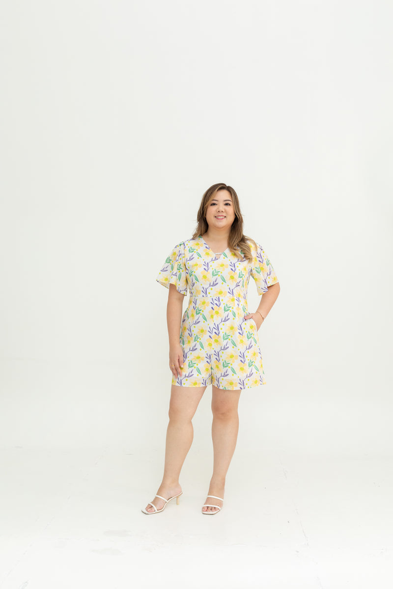 Hana Romper (Yuzu Yellow)