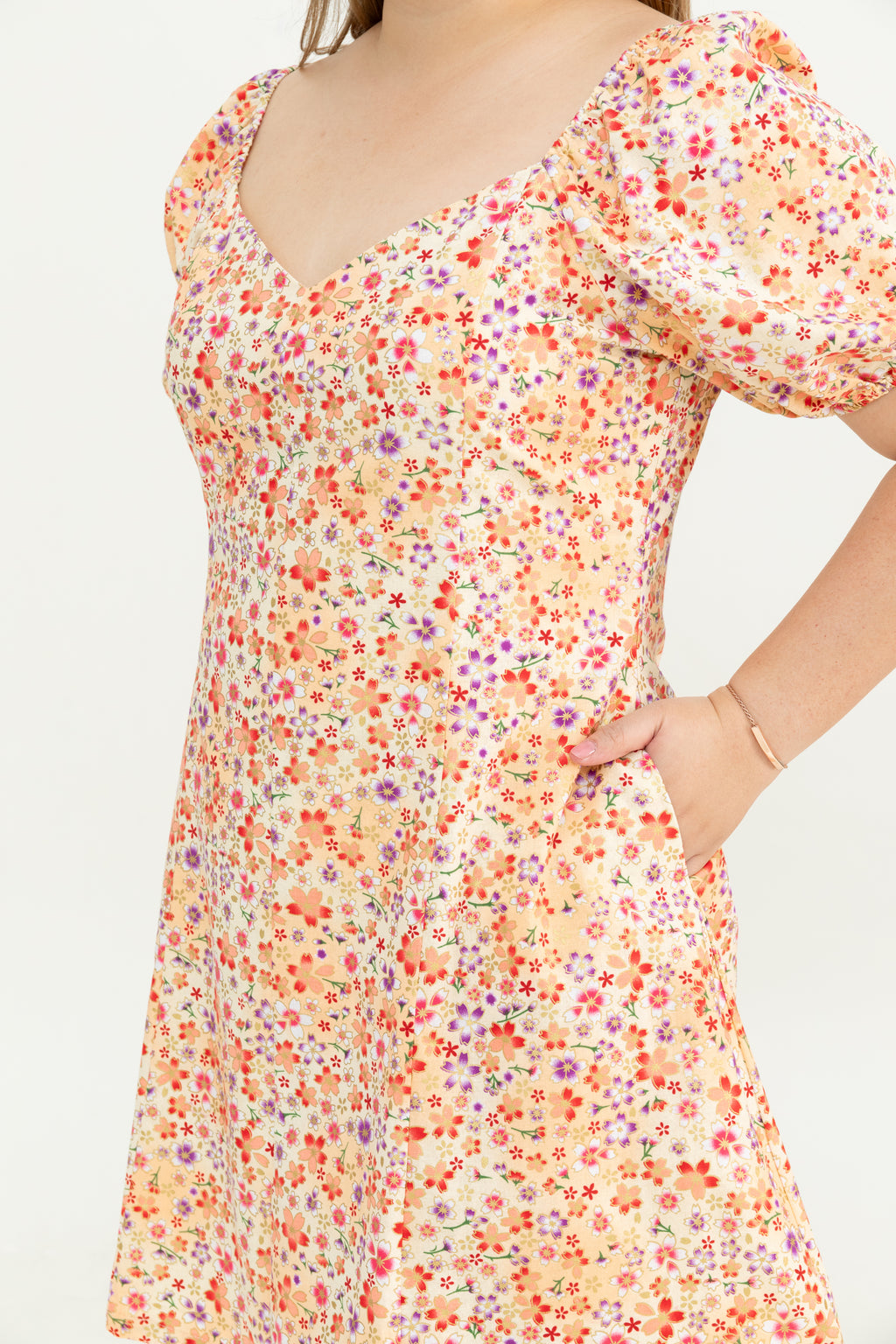 Meadow Bloom Dress (Sakura Blush)