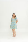 Meadow Bloom Dress (Sky Breeze)