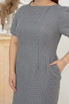 Tweed Shift Dress (Black)