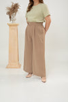 Front Pleat Pants (Brown)