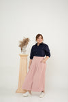 Pleated Palazzo Pants (Pink)