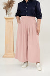 Pleated Palazzo Pants (Pink)