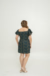 2-way Wildflower Dress-Romper (Navy)