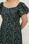 2-way Wildflower Dress-Romper (Navy)