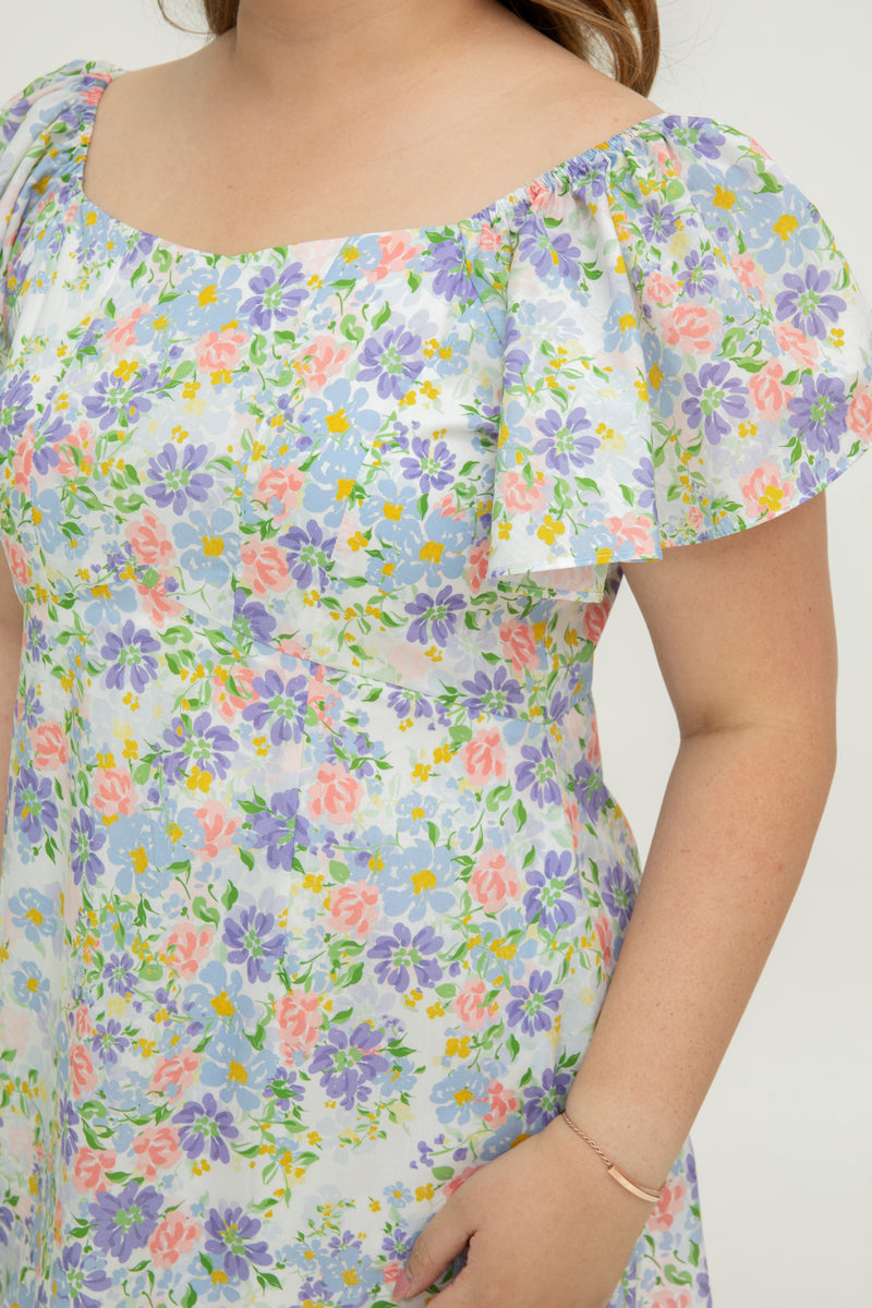 2-way Wildflower Dress-Romper (Pastel Garden)