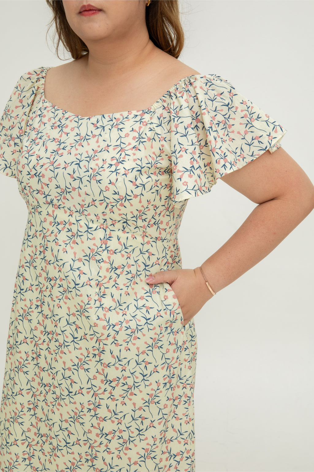 2-way Wildflower Dress-Romper (Cream)