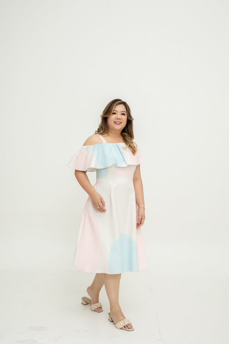 2-way Cold Shoulder Dress (Édition Limitée Candy Cloud)