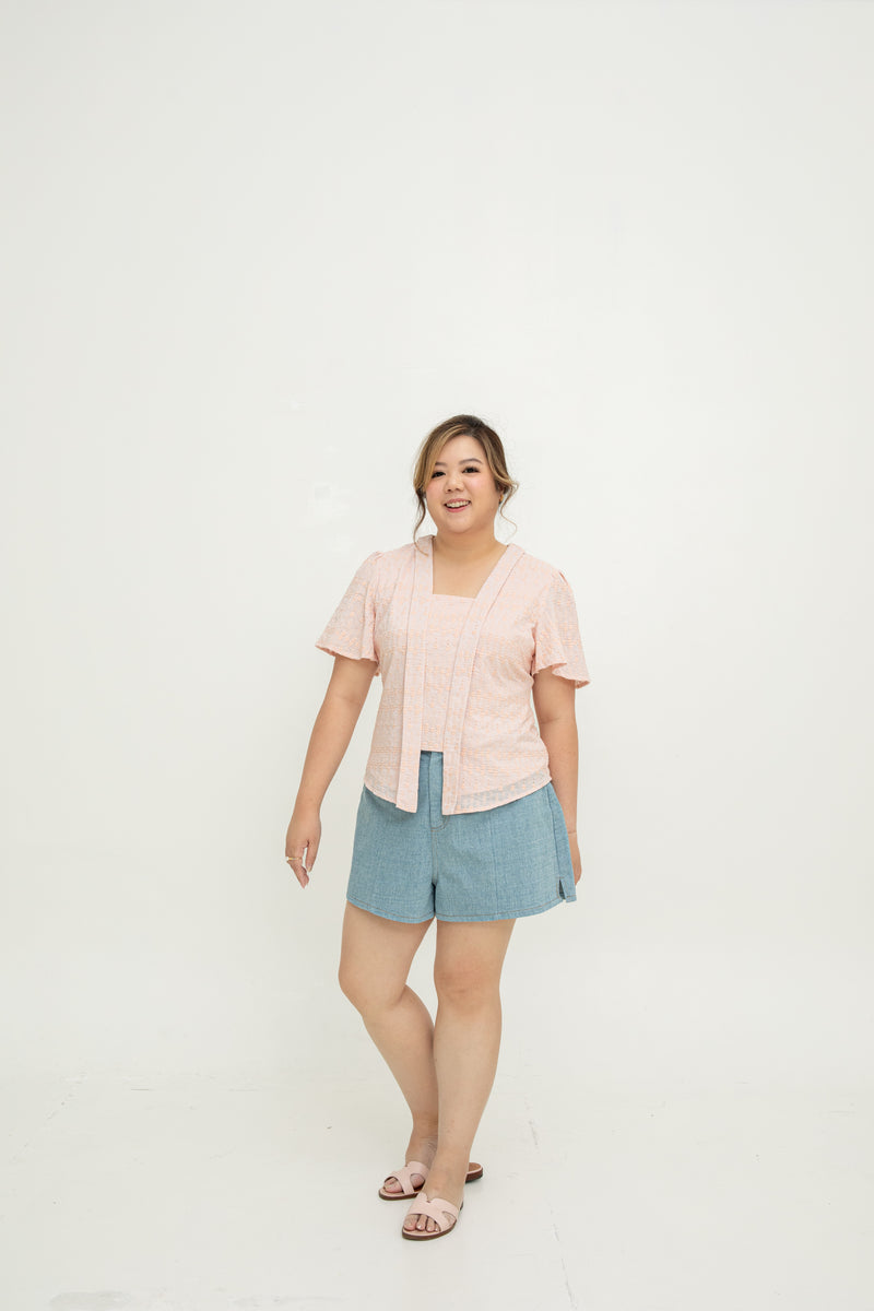 Heirloom Kebaya Top (Blush Pink Eyelet)