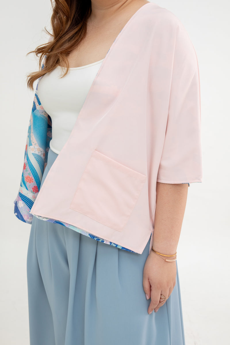 2-WAY Yuki Outerwear (édition limitée print - Japanese / Pastel Pink)