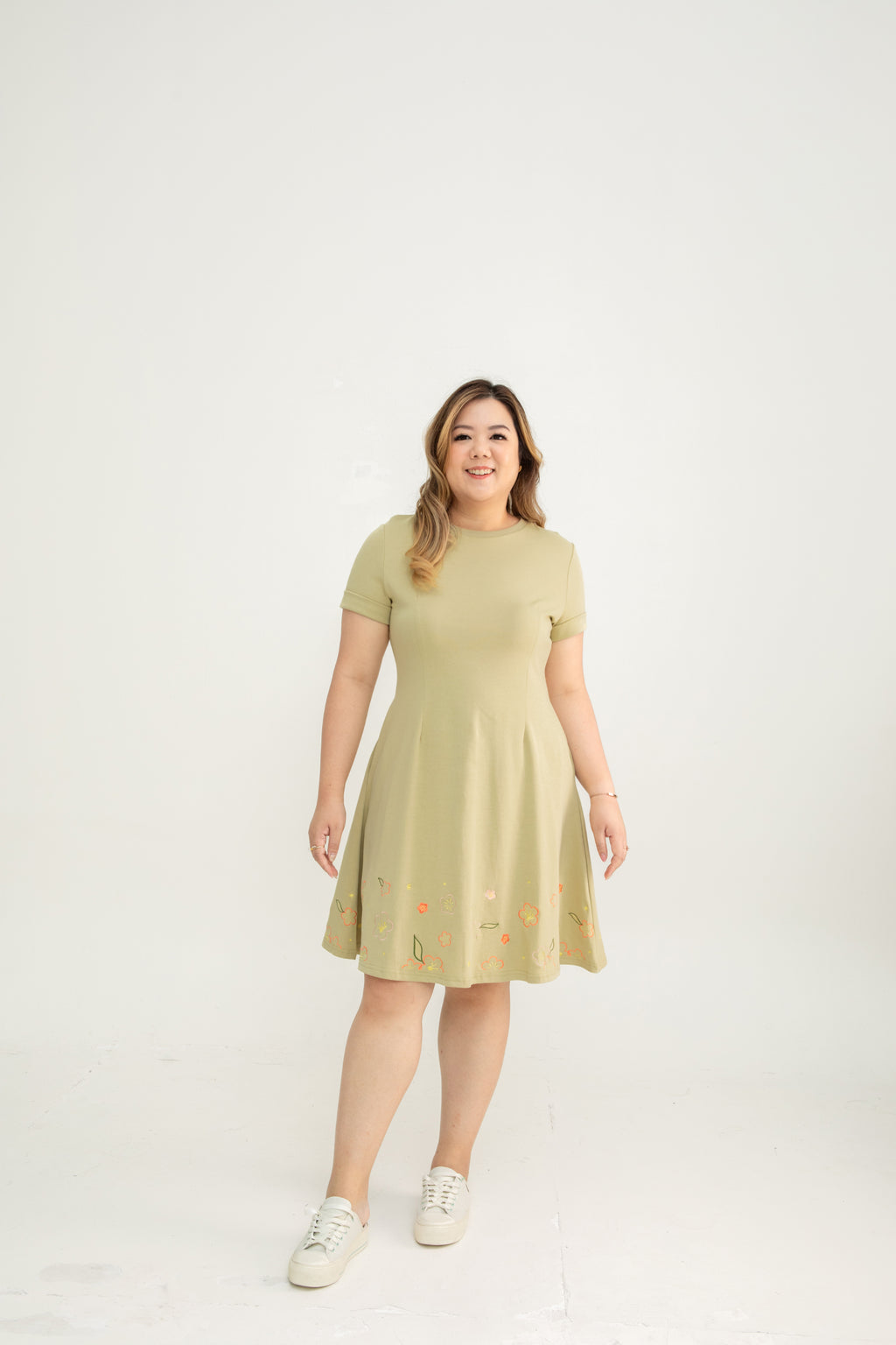 (ADULT) Bloom Édition Limitée Skater Dress (Green)