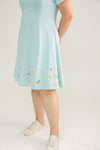 (ADULT) Bloom Édition Limitée Skater Dress (Sky Blue)