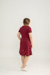 (ADULT) Bloom Édition Limitée  Skater Dress (Red)