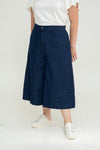 Soft Denim Culottes (Dark Wash)