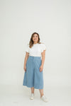 Soft Denim Culottes (Light Wash)