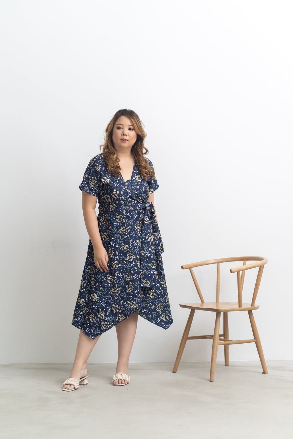 Kimono Wrap Dress (édition limitée print - Golden Fall)