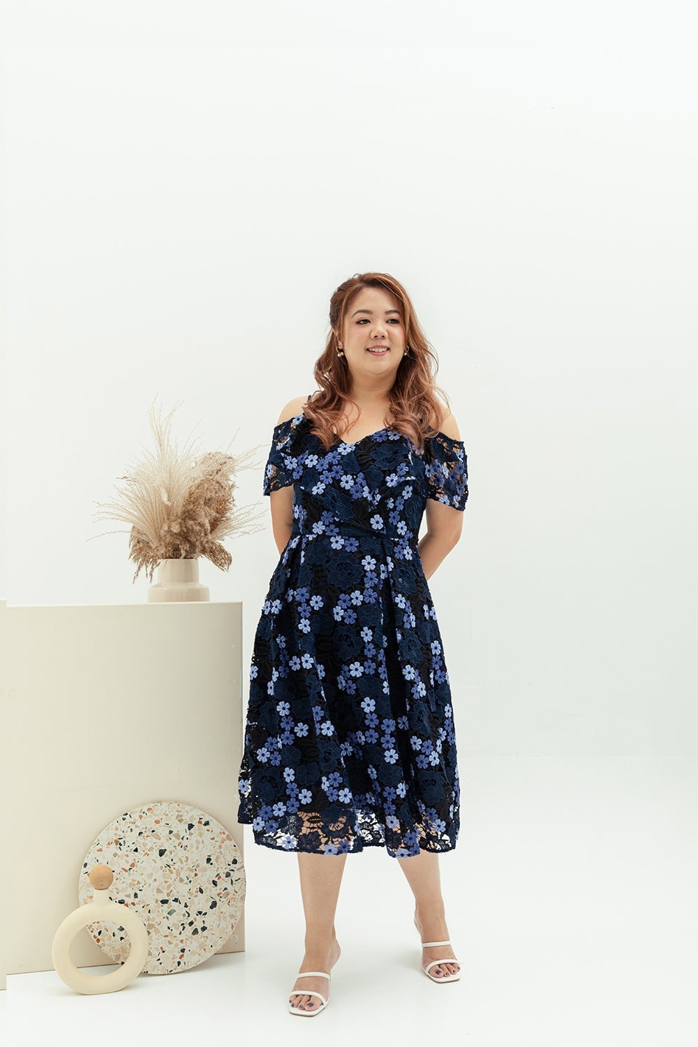 Classic ELTWINE Crochet Lace Dress (Navy)  (édition deluxe)