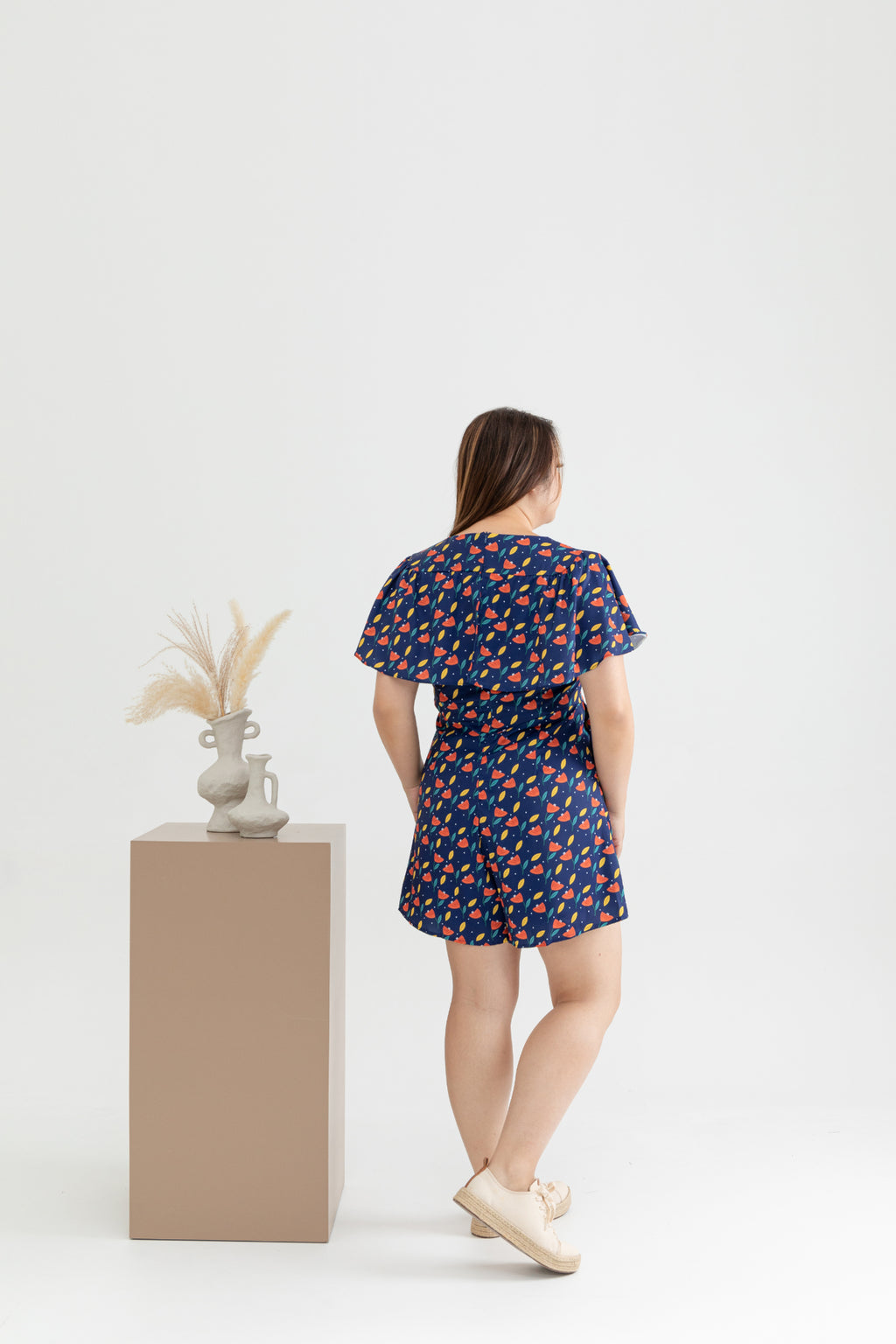 Flutter Sleeves Romper (édition limitée print)