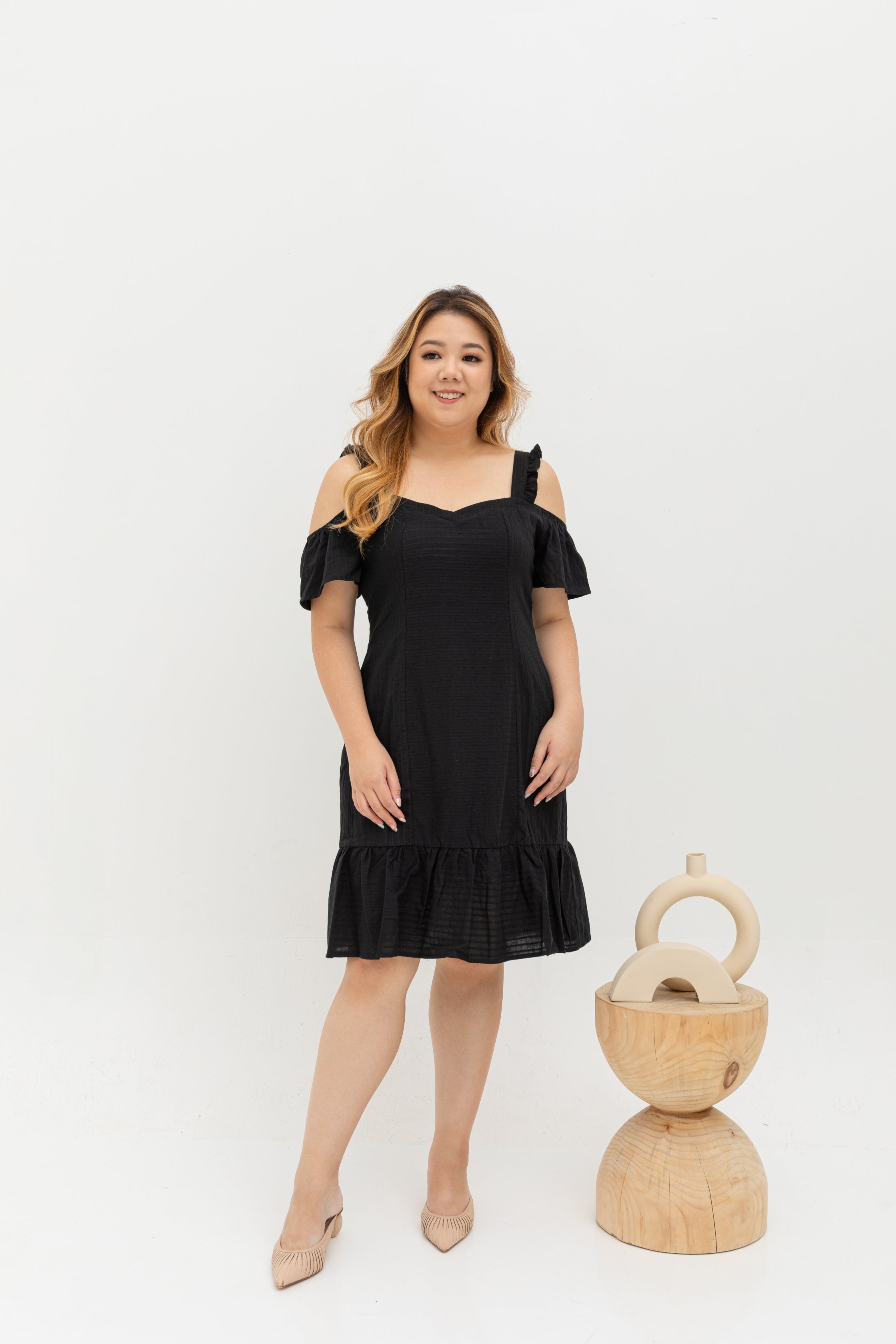 Cold shoulder casual dress online